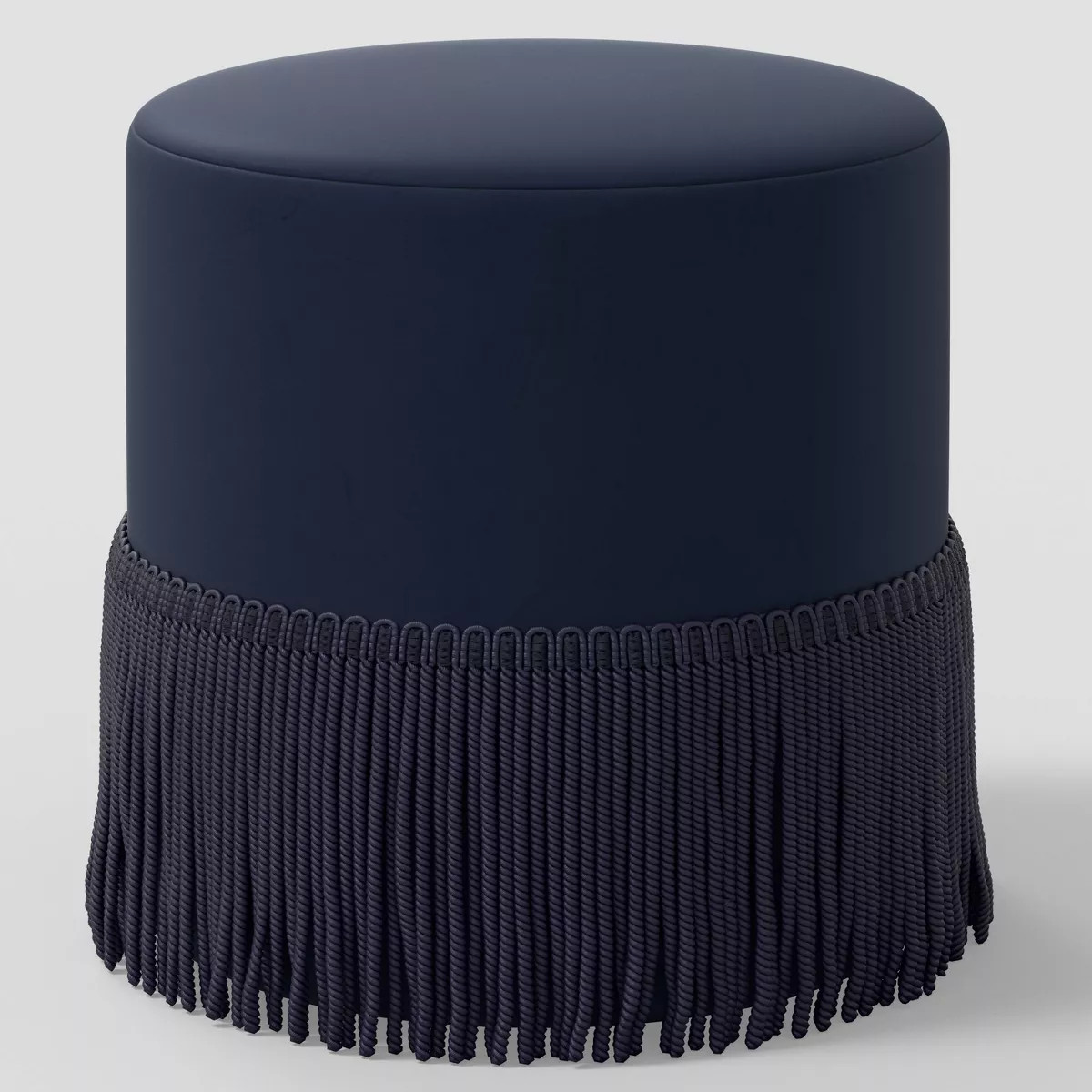 Fringe Drum Ottoman in Velvet - Threshold™ | Target