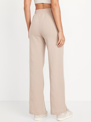 High-Waisted Dynamic Fleece Trouser Pants | Old Navy (US)