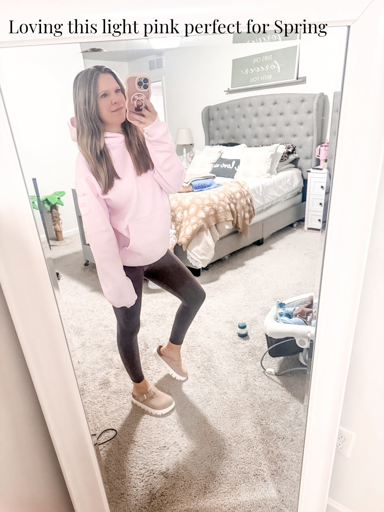 Perfect shade of pink for Spring  

#LTKootd #LTKmomlife #LTKSeasonal