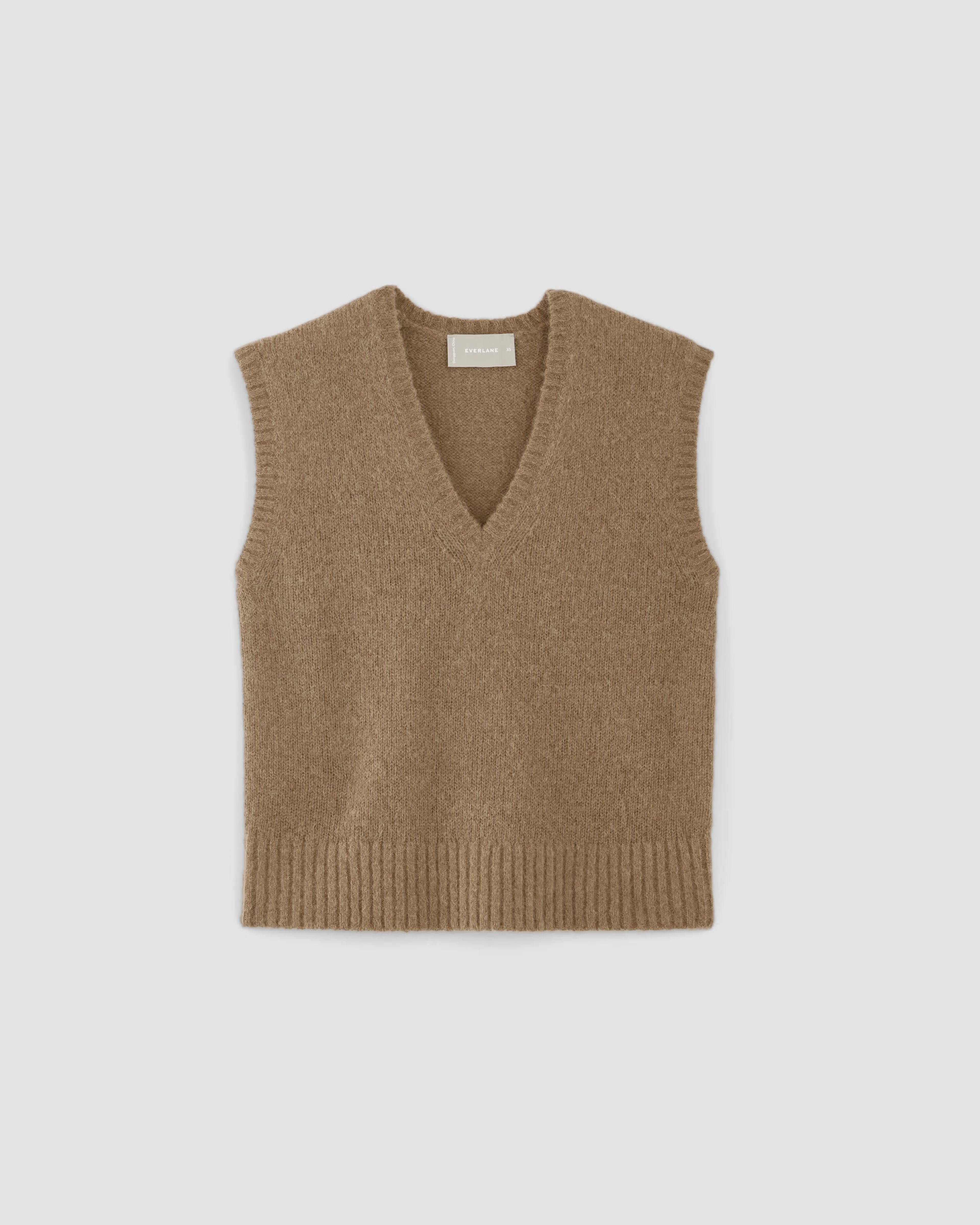 The Alpaca V-Neck Vest | Everlane