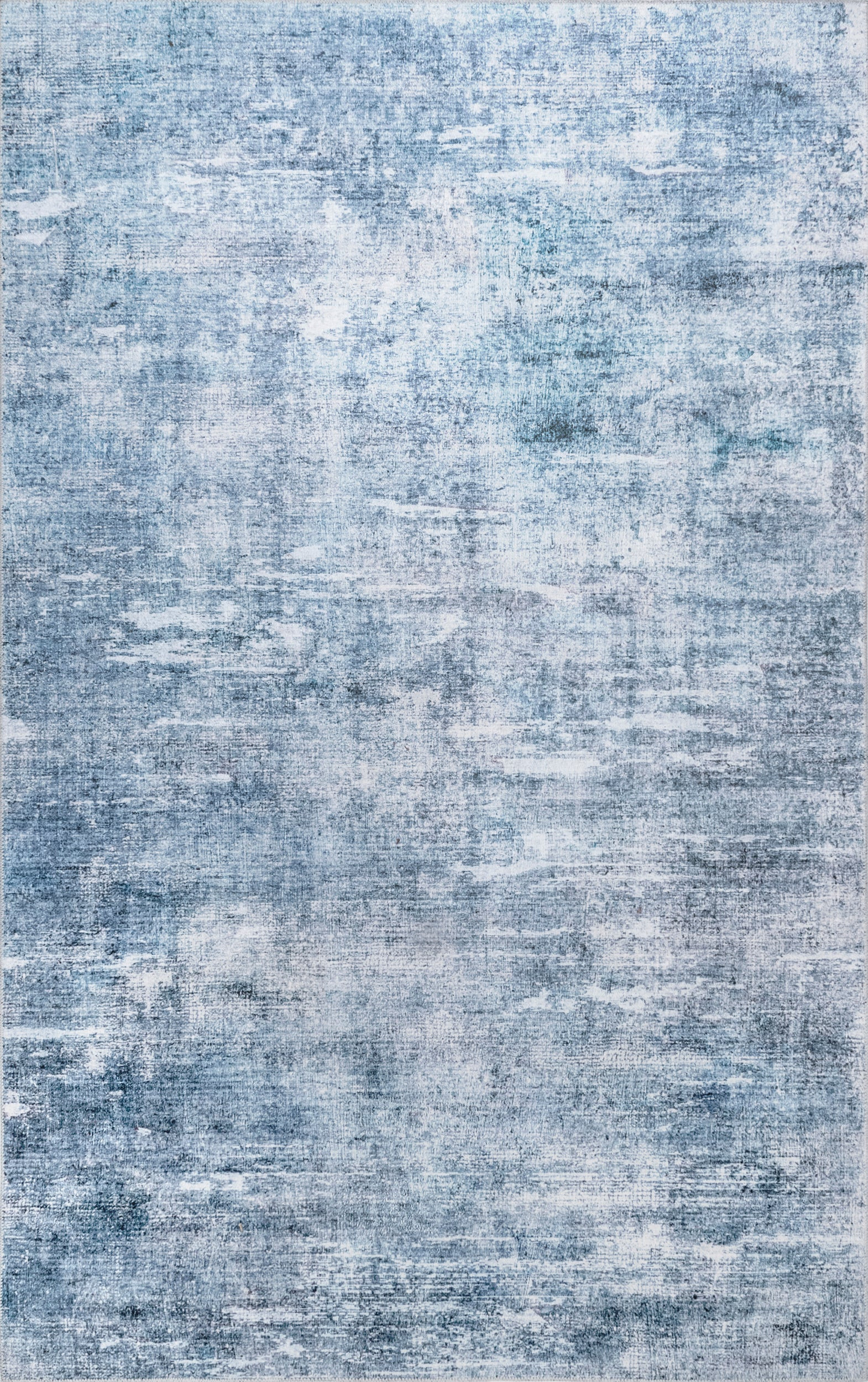 Peggy Washable Abstract Rug | Blue | Rugs USA
