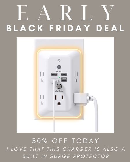 Early Black Friday Amazon deal! Love the different options in this surge protector! Under $15 now 👏🏼  Great gift idea for the techie in your life!

Surge protector, outlet cover, usb charger, plug, multi plug outlet, holiday essentials, guest room must haves, travel essentials, Amazon, amazon home Amazon electronics, Amazon gadgets, Gadget, Amazon finds, Amazon must haves, Amazon sale, prime day, prime day sale, Amazon prime, sale finds, sale alert, sale #amazon #amazonhome #amazonelectronics #LTKxPrime

#LTKCyberWeek #LTKGiftGuide #LTKsalealert