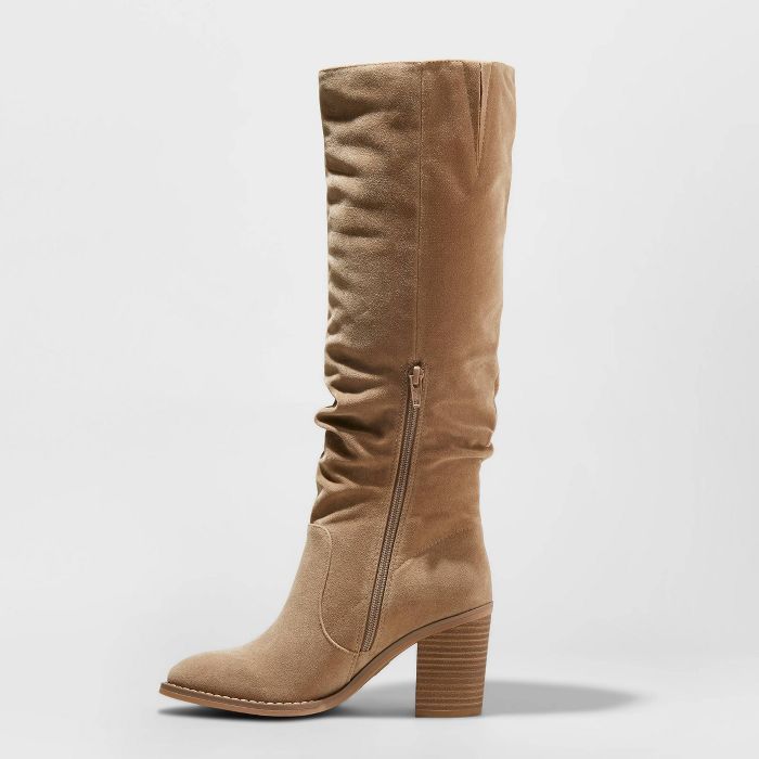 Women's Lainee Heeled Scrunch Fashion Boots - Universal Thread™ | Target