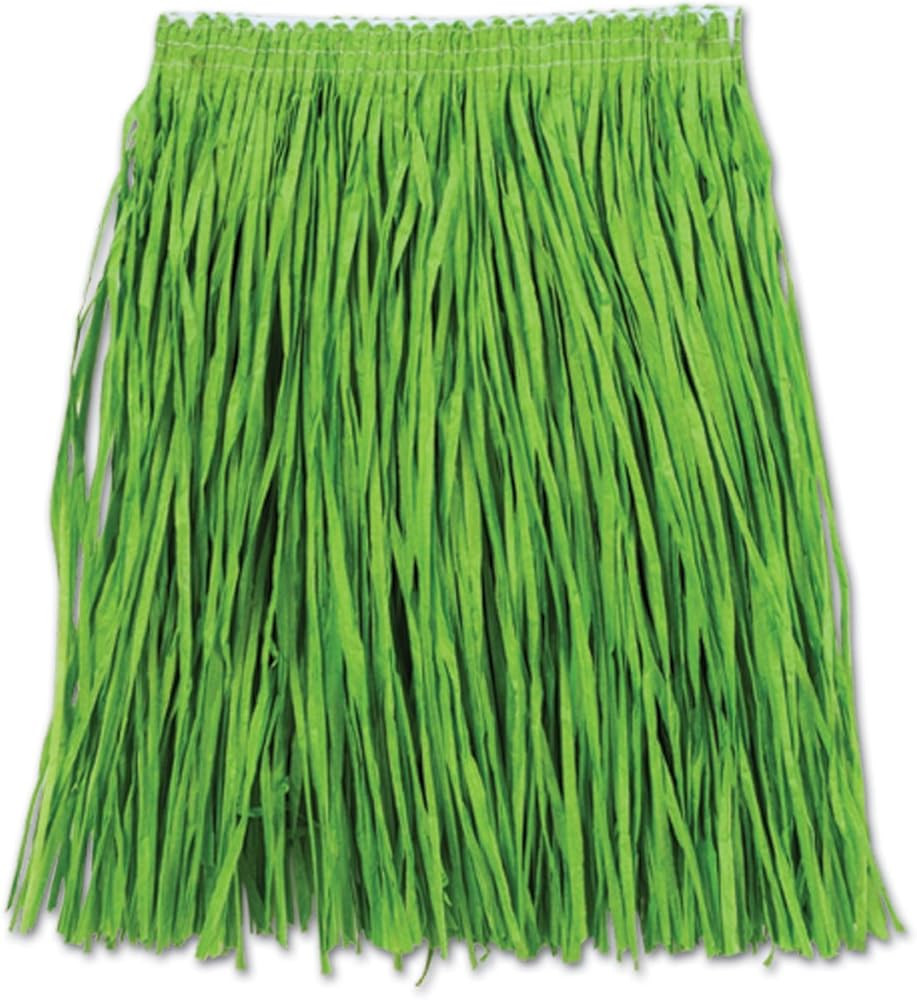Beistle Mini Paper Grass Hula Skirts for Hawaiian Luau Tropical Theme Birthday Party Supplies Cos... | Amazon (US)