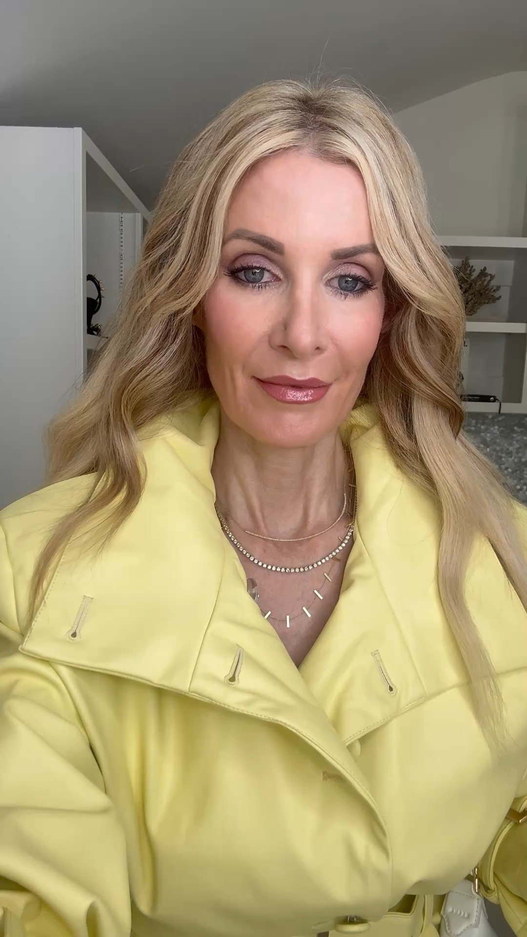 This high collar bomber jacket is such a standout spring piece, and I love it styled with high-waisted Mother cigarette jeans for a flattering, modern look. The strong shoulders and cinched waist give you amazing shape, and this light wash denim makes it feel easy and wearable for everyday. I’m wearing an XS in the jacket and size 24 in the jeans and they fit true to size. 

 

#LTKootd #LTKootd #LTKSeasonal #LTKOver40