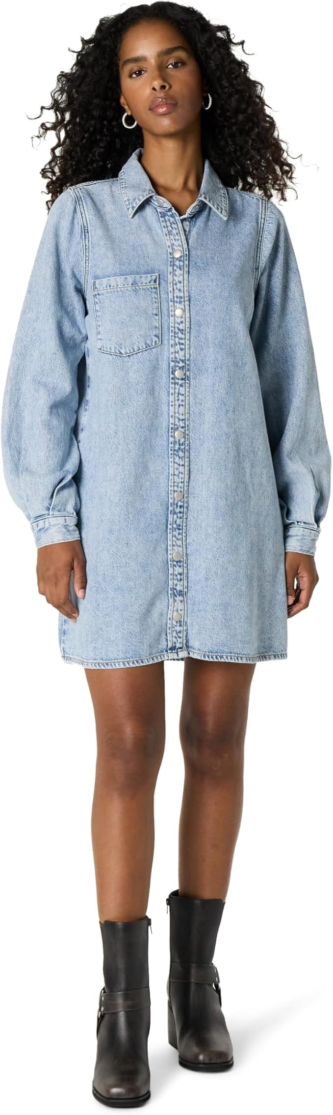 The Drop Women's Katerina Denim Shirtdress | Amazon (US)