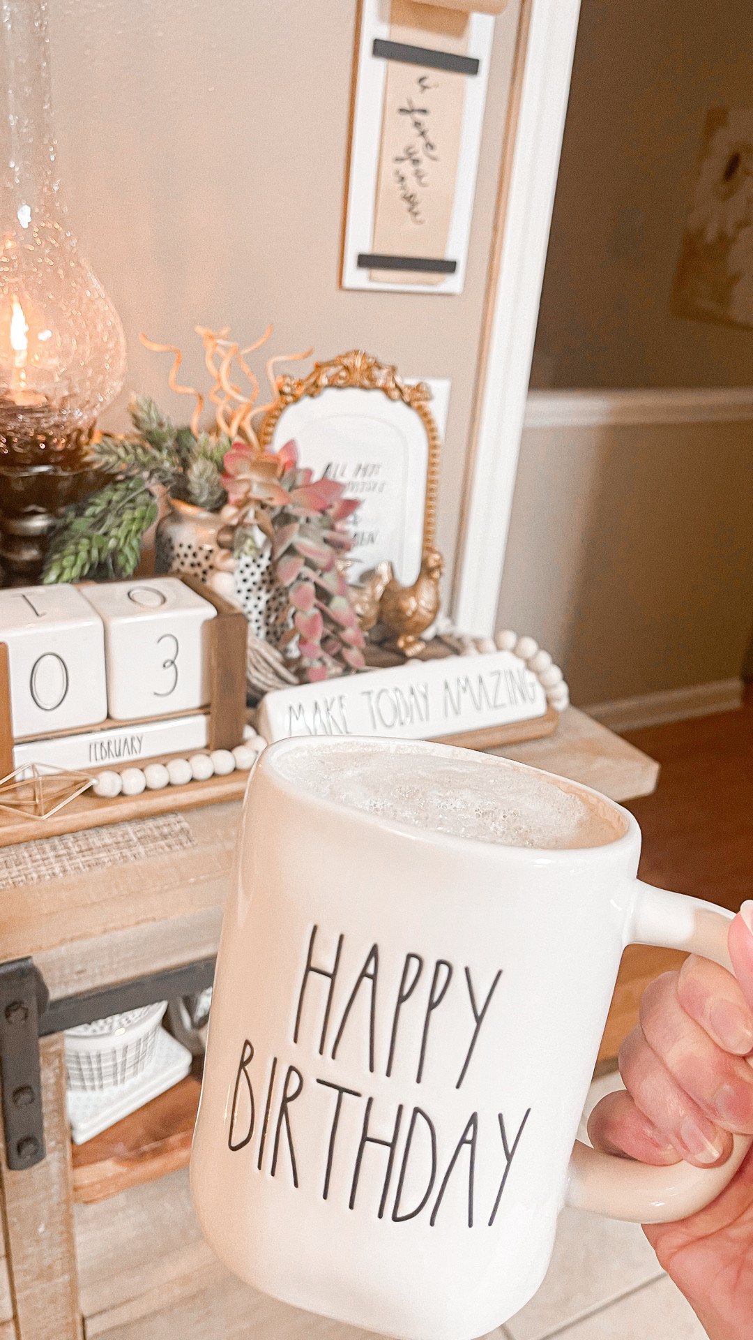 My current go-to coffee….on my birthday and every other day. ☕️ 🧁 🎀 
:
:
I also linked some of the background items. 🥰

#LTKOver40 #LTKfoodie #LTKBeauty