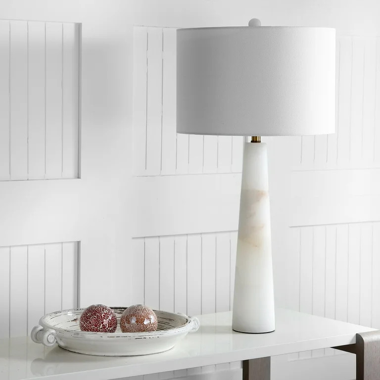 Safavieh Delilah Alabaster Solid Glam 30 Inches. H Table Lamp, White | Walmart (US)