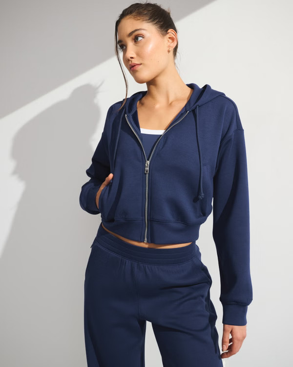 YPB neoKNIT On The Go Mini Full-Zip | Abercrombie & Fitch (US)