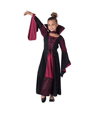 Vampiress Dress & Necklace Costume Set - Kids Girls | Macy's