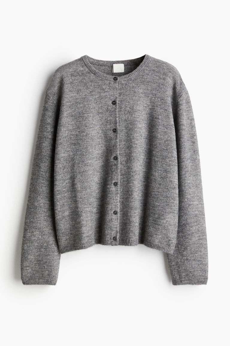 H & M - Loose-Fit Cardigan - Gray | H&M (US + CA)