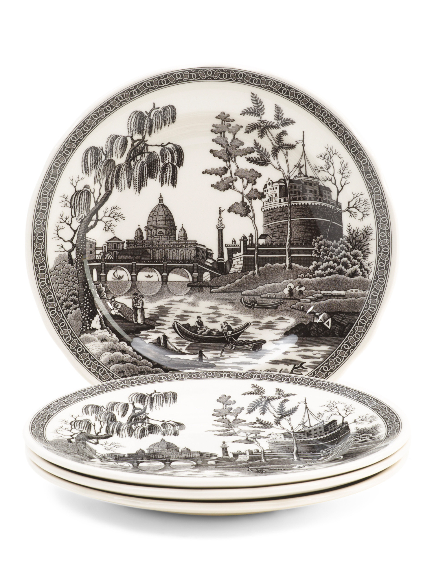 Made In England 4pc Rome Salad Plates | Marshalls