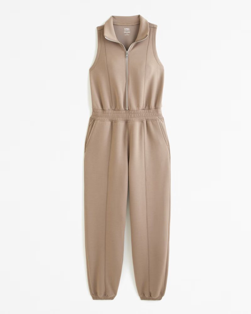 Women's YPB neoKNIT Half-Zip Jumpsuit | Women's Active | Abercrombie.com | Abercrombie & Fitch (US)