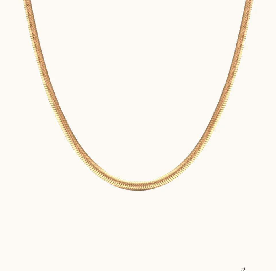 Herringbone Snake Necklace / Choker (2 styles) | Shapes Studio