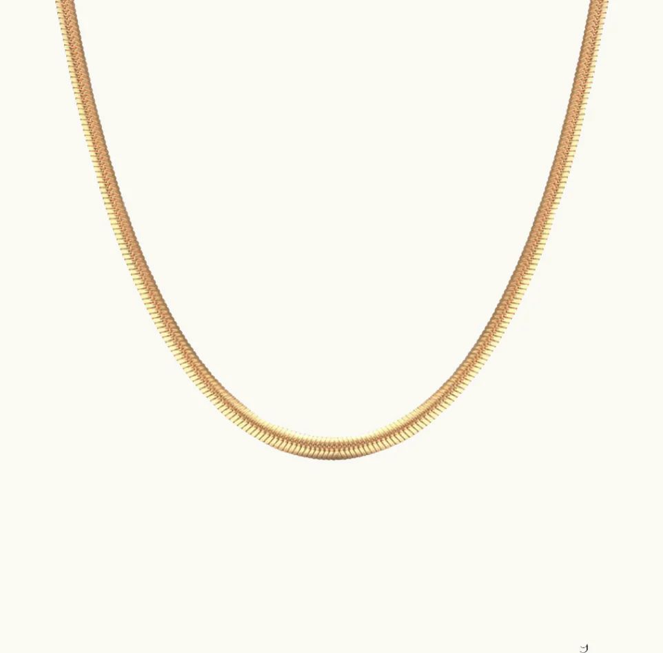 Herringbone Snake Necklace / Choker (2 styles) | Shapes Studio
