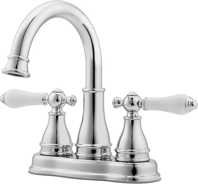 Pfister Sonterra Bathroom Sink Faucet 4 inch Centerset 2-Handle 3-Hole Polished Chrome Vanity Fau... | Amazon (US)