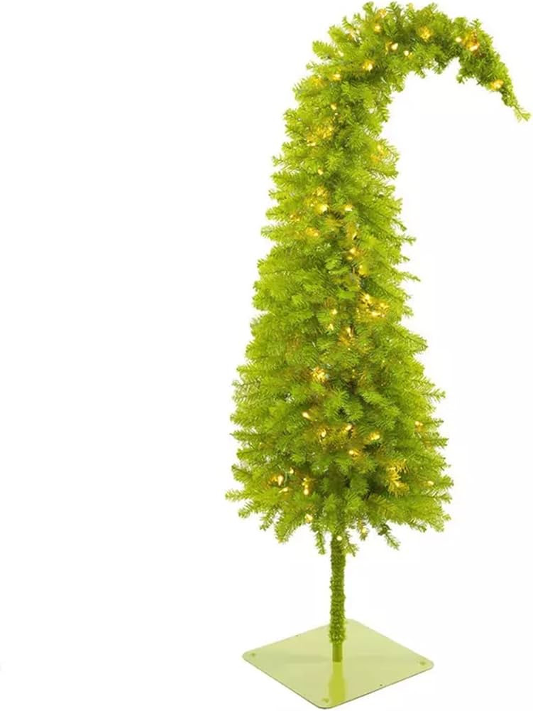 Amazon.com: 5 Ft Prelit Christmas Tree with Stand – Artificial Lighted Christmas Tree for Indoo... | Amazon (US)