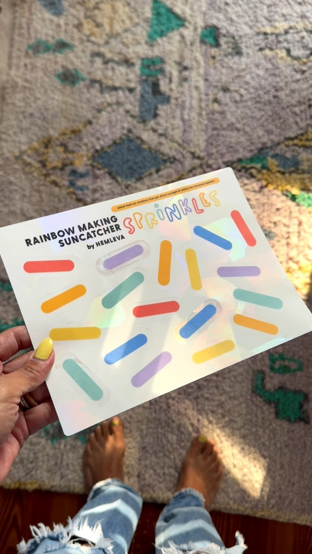 Not everyday is sunshine and rainbows… but it can be. Added these suncatcher stickers to Marley’s windows to sprinkle just a little bit more joy into her mornings. 

#LTKHome #LTKKids #LTKmomlife