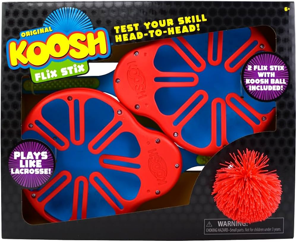 Koosh Flix Stix Ball Fun - Plays Like Lacrosse - Competitive and Cooperative Play - Play Indoors ... | Amazon (US)