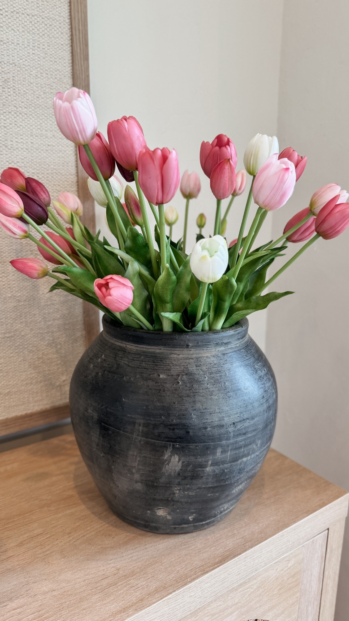 These tulips are so realistic and so so beautiful 😍 Perfect for a living room, bedroom or entryway! 

Follow @rushtonhome on Instagram and Facebook for more home decor inspiration and affordable home finds!

Follow my shop @rushtonhome on the @shop.LTK app to shop this post and get my exclusive app-only content!

home decor, living room, bedroom, affordable, walmart, target, amazon, new arrivals, winter decor, spring decor, fall finds, studio mcgee x target, hearth and hand, magnolia, holiday decor, dining room decor, living room decor, affordable home decor, furniture, weekend deals, sale, on sale, pottery barn, kirklands, faux florals, rugs, couches, sofa, dressers, nightstands, end tables, lamps, art, wall art, etsy, pillows, blankets, interior design, interior styling, bedding, throw pillows, look for less, designer dupe, bar stools, counter stools, vase, pottery, budget, budget friendly, coffee table, dining chairs, cane, rattan, wood, white wash, amazon home, arch, brass hardware, vintage, antique, european inspired, french country, 

#LTKHome #LTKFindsUnder100 #LTKSaleAlert