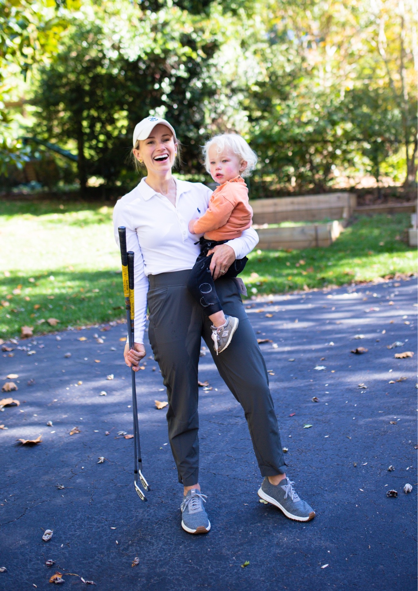 Cold weather golf clothes — Athlete joggers, women’s golf shoes, white golf hat, etc. My joggers are TTS, and I’m wearing a size 0P. #golfoutfit #golfclothes

#LTKSeasonal #LTKfit #LTKstyletip