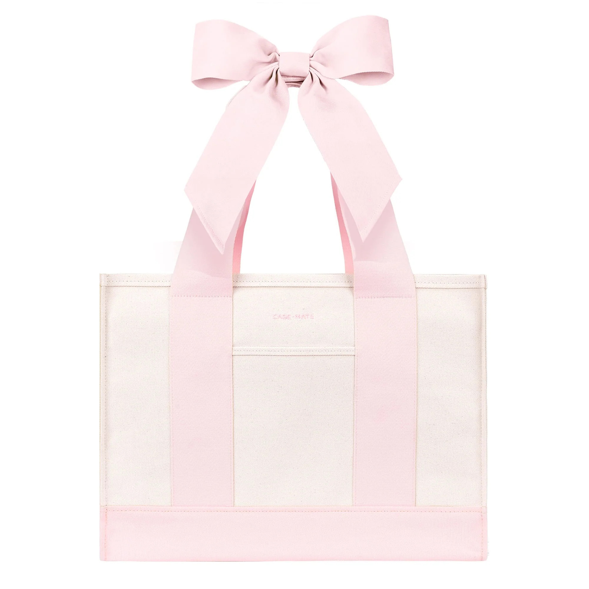Canvas Tote Bag Ballet Pink Bow | Case-Mate