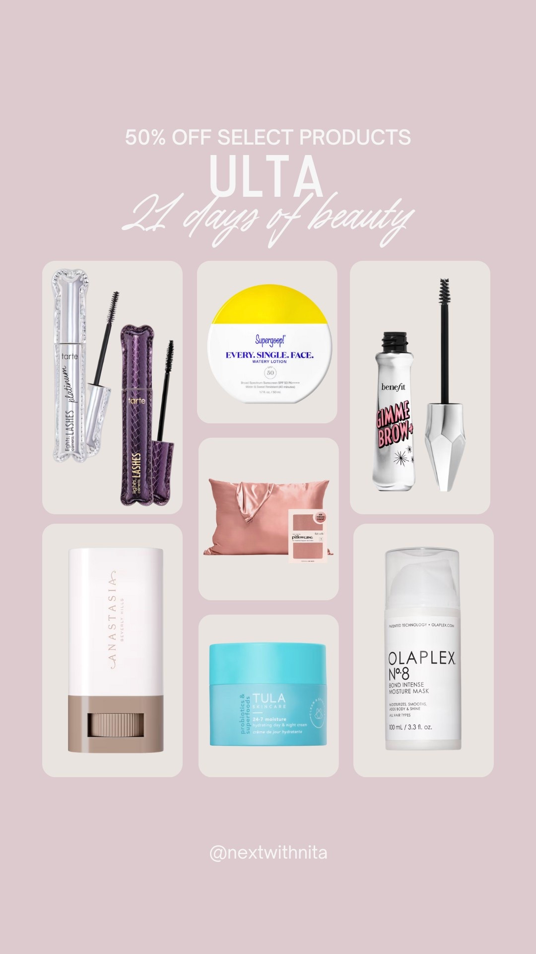 My picks to kick off Ulta’s 21 Days of beauty!! 50% off select products🧡

#LTKFindsUnder50 #LTKSpringSale #LTKBeauty
