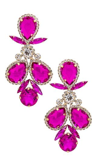 Darcy Earrings in Pink | Revolve Clothing (Global)
