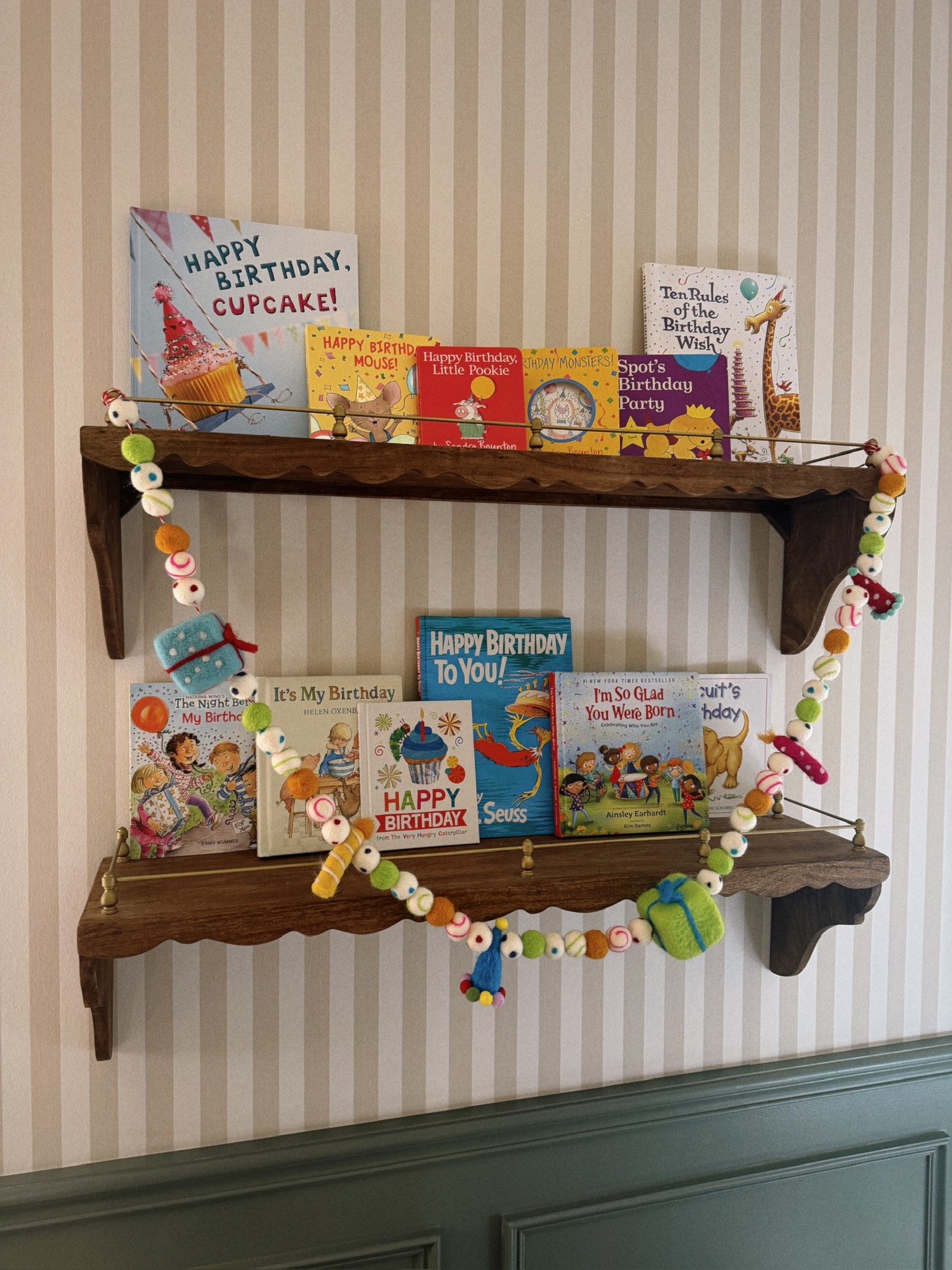 Emmett's birthday book shelves are up 🥳🥹 can't believe he is going to be 5!!!

#LTKKids #LTKmomlife #LTKHome