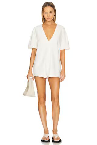Free People X FP Movement Hot Shot Romper In Beached Clay from Revolve.com | Revolve Clothing (Global)