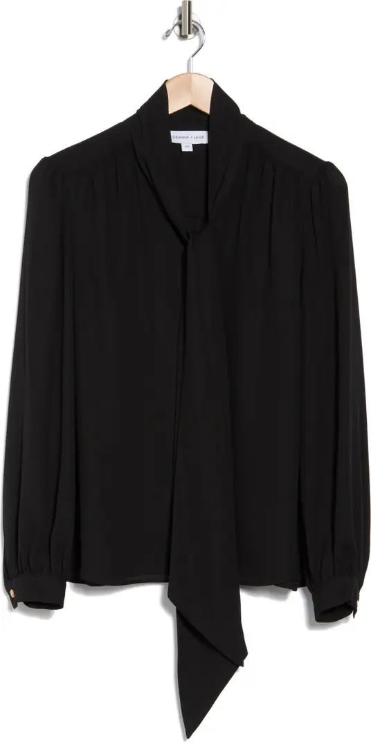 Tie Neck Georgette Top | Nordstrom Rack