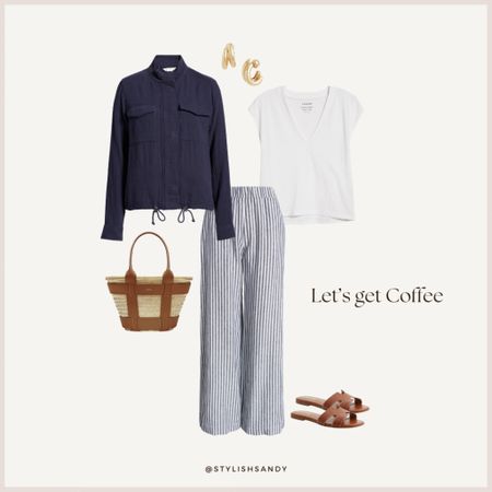 Let’s get coffee! Casual linen and cotton outfit! 

#LTKStyleTip #LTKFindsUnder100 #LTKOver40