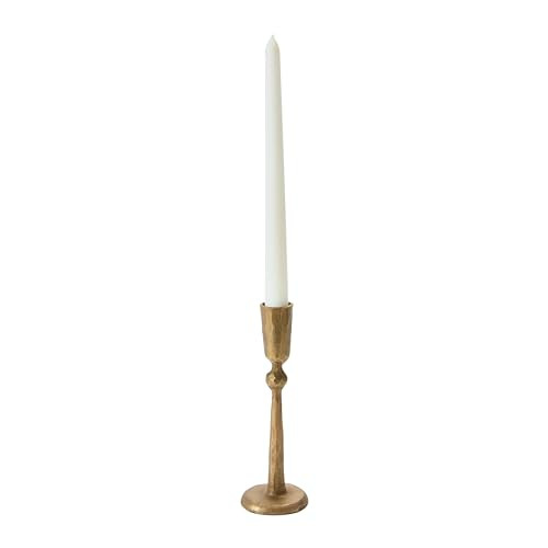 Creative Co-Op Hand-Forged Metal Taper, Antique Brass Finish Candle Holder | Amazon (US)