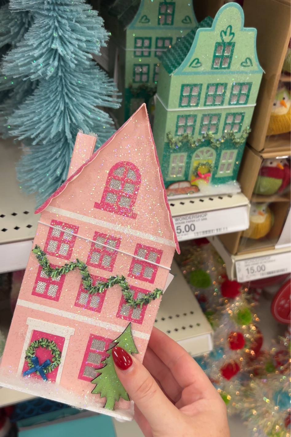 Christmas decor glitter PINKmas village target mantle home

#LTKHome #LTKHoliday #LTKSeasonal