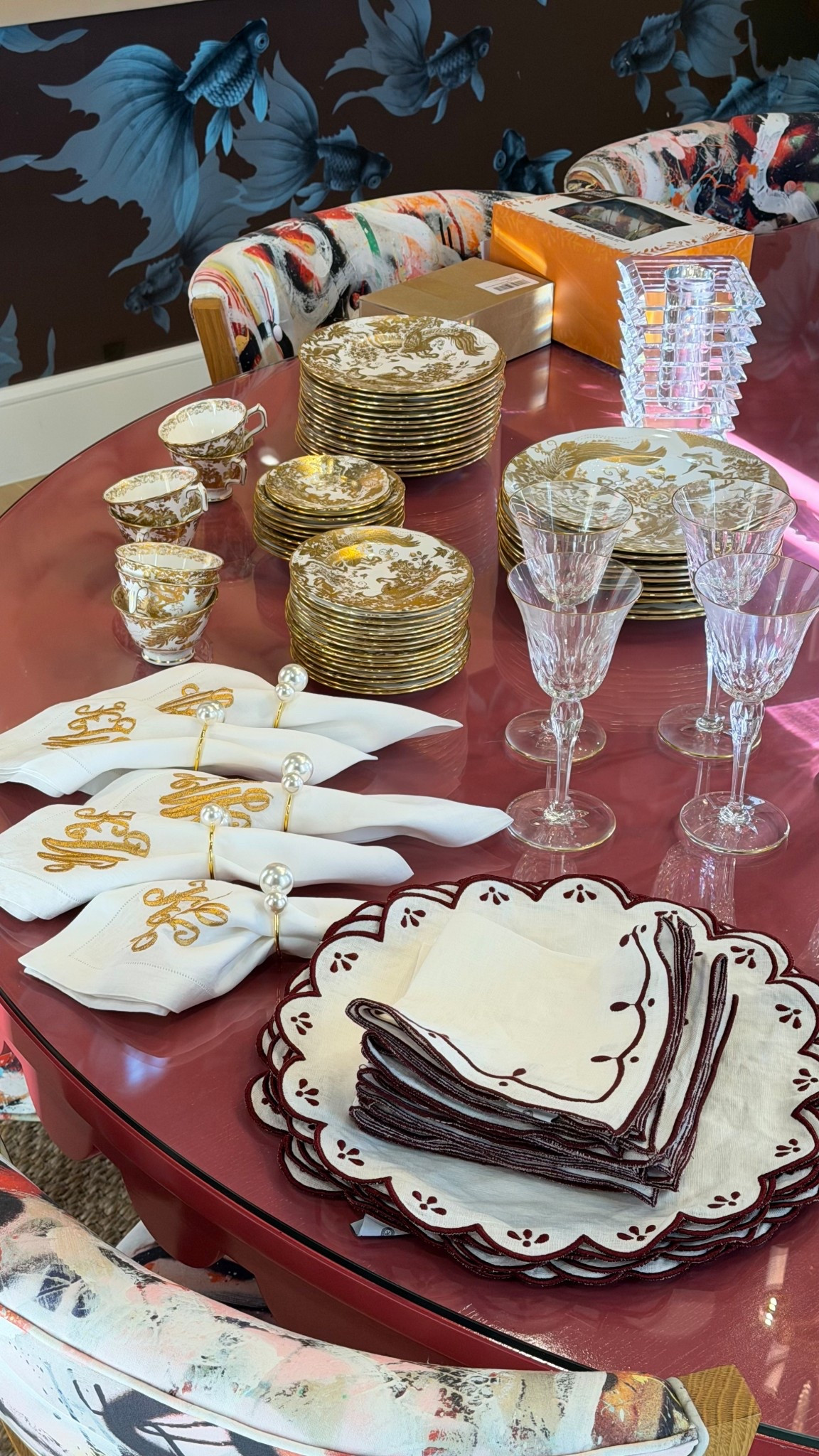 Thanksgiving set up 🦃 