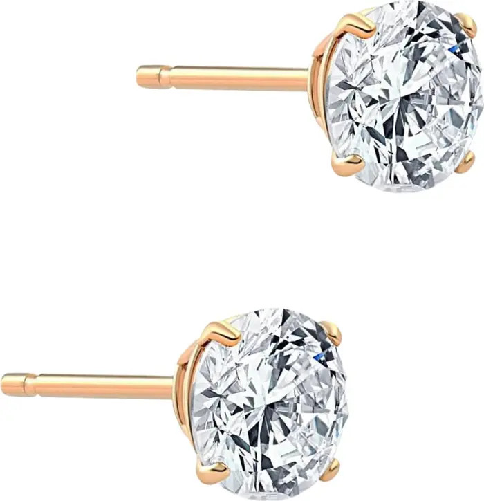 1 1/2ct Lab Grown Diamond Studs 14k Gold Earrings | Nordstrom