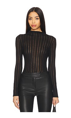 ALLSAINTS Aki Long Sleeve Tee in Black from Revolve.com | Revolve Clothing (Global)