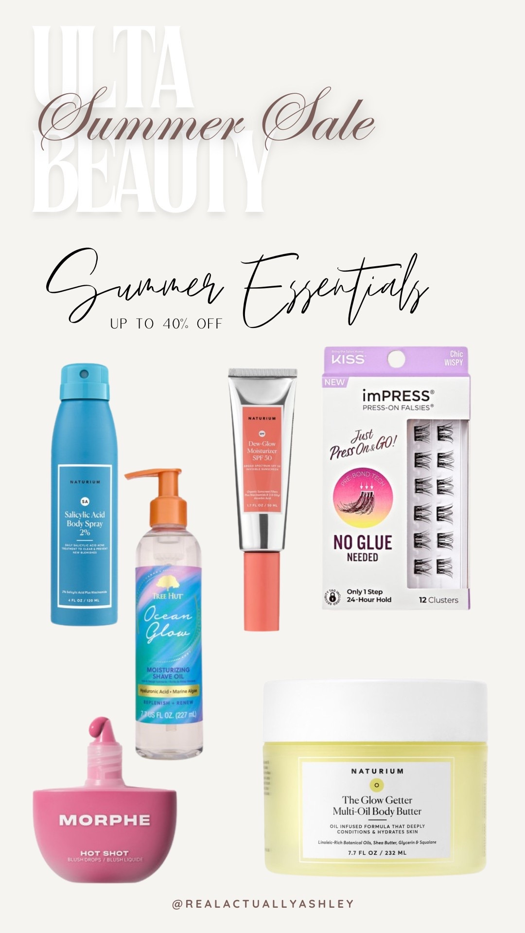 #ad #UltaBeauty #Ulta 
So excited to partner with Ulta to talk about some of my summer essentials! Everything is part of their Big Summer Beauty Sale and up to 40% off! You will never catch me without these products in the summer time. Shop these products and more through my LTK shop on Ulta Beauty’s website! 
Happy Summer Shopping ☀️
@ultabeauty

