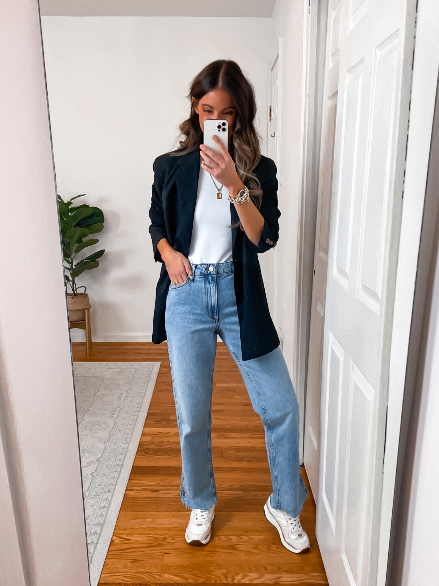 Straight Jeans run large, suggest sizing down. I’m wearing a size 24. 

#LTKunder50 #LTKstyletip #LTKunder100