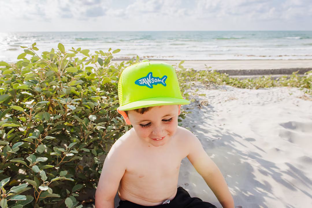 Kids Trucker Hat Birthday Gift Beach Trucker Hat Summer Hat Snapback Shark Hat Childs Hat Baby Ha... | Etsy (US)