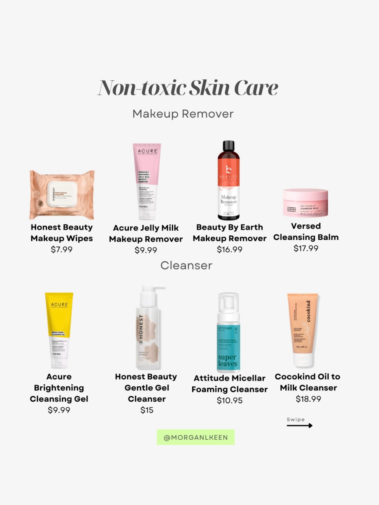Non-toxic skincare 💕