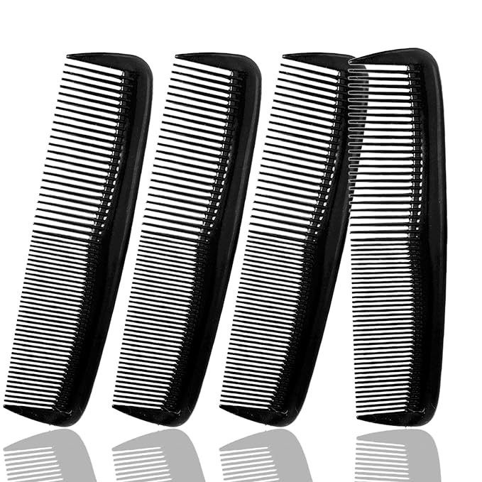 Soft 'N Style Hair Care 4-Pack Comb - Not Breakable - mens comb/fine tooth comb/peines para cabel... | Amazon (US)