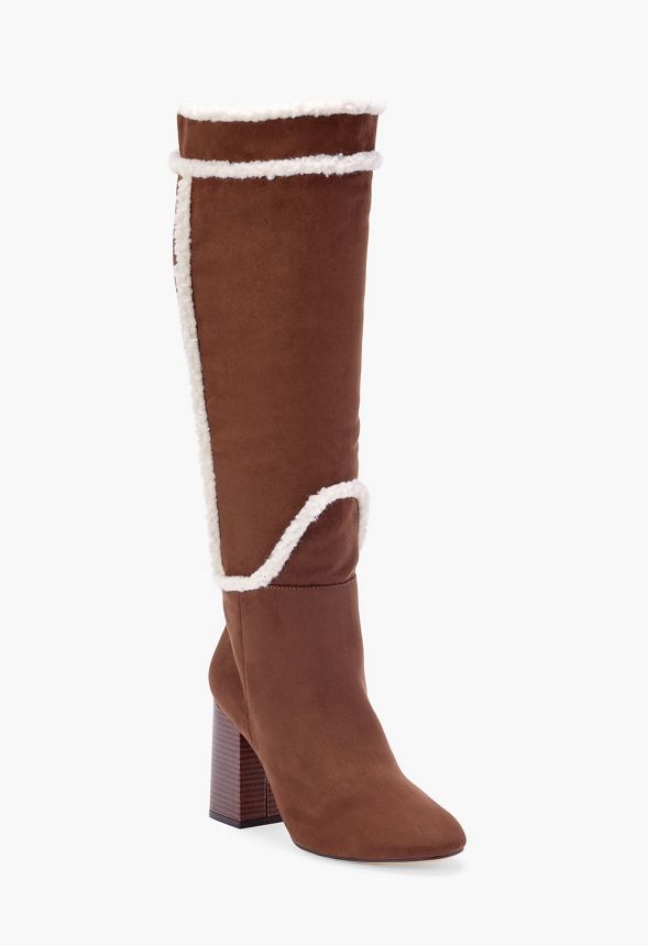 Rainsford Sherpa Trim Tall Boot | JustFab