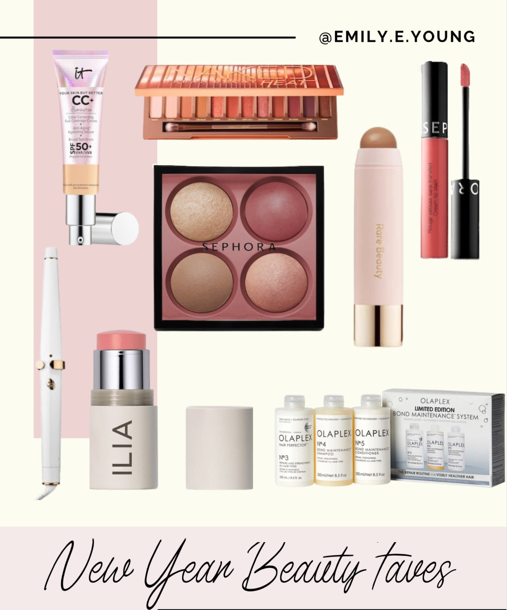 Beauty faves, self care, Sephora, contour, highlighter, cream blush, brow, CC cream 

#LTKbeauty #LTKunder100 #LTKFind