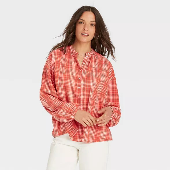 Women's Balloon Long Sleeve Poet Top - Universal Thread™ | Target