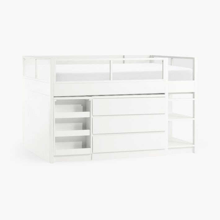 Bowen Low Loft Bed | Pottery Barn Teen
