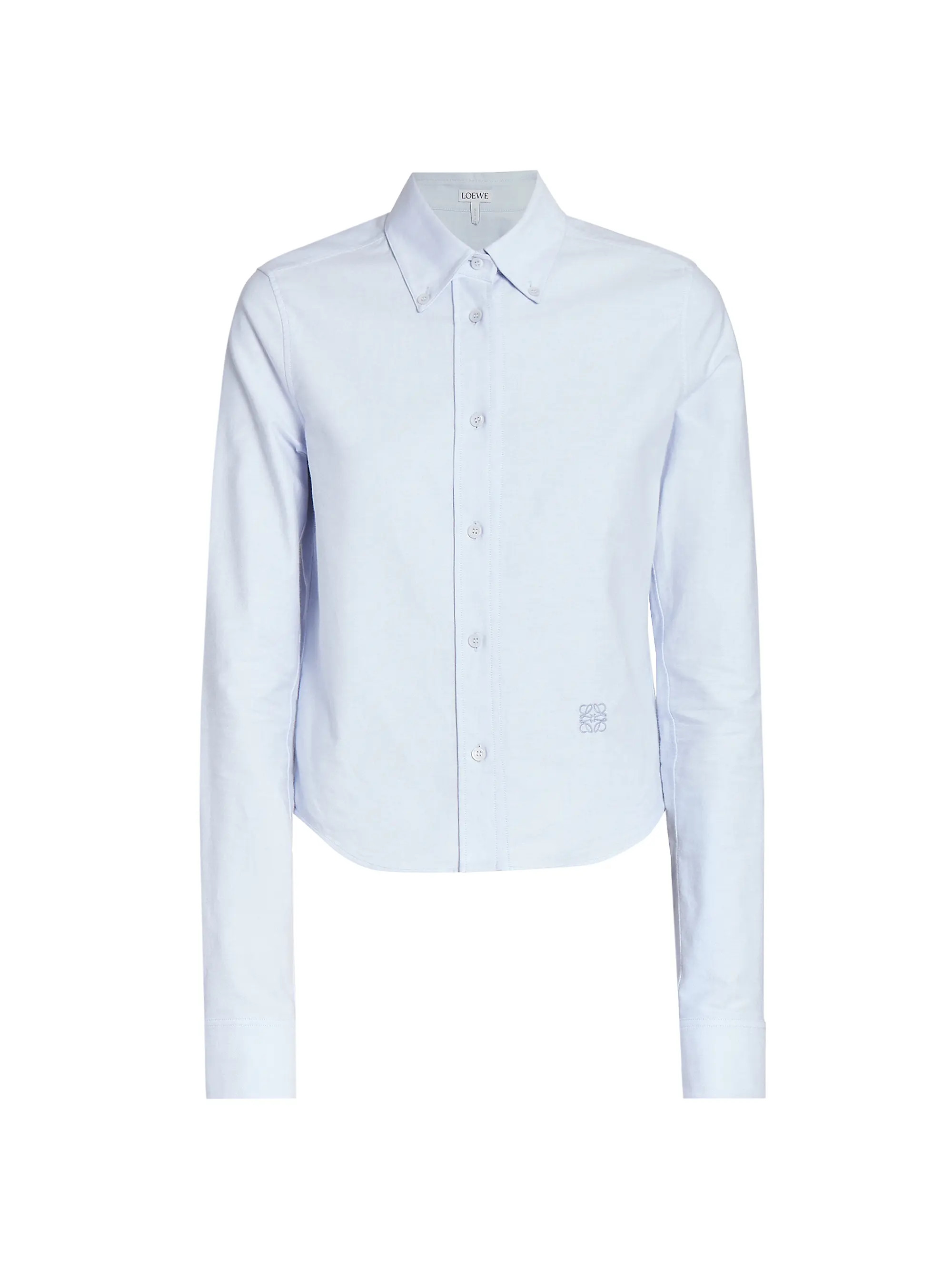 Shop LOEWE Cotton Button-Up Shirt | Saks Fifth Avenue | Saks Fifth Avenue