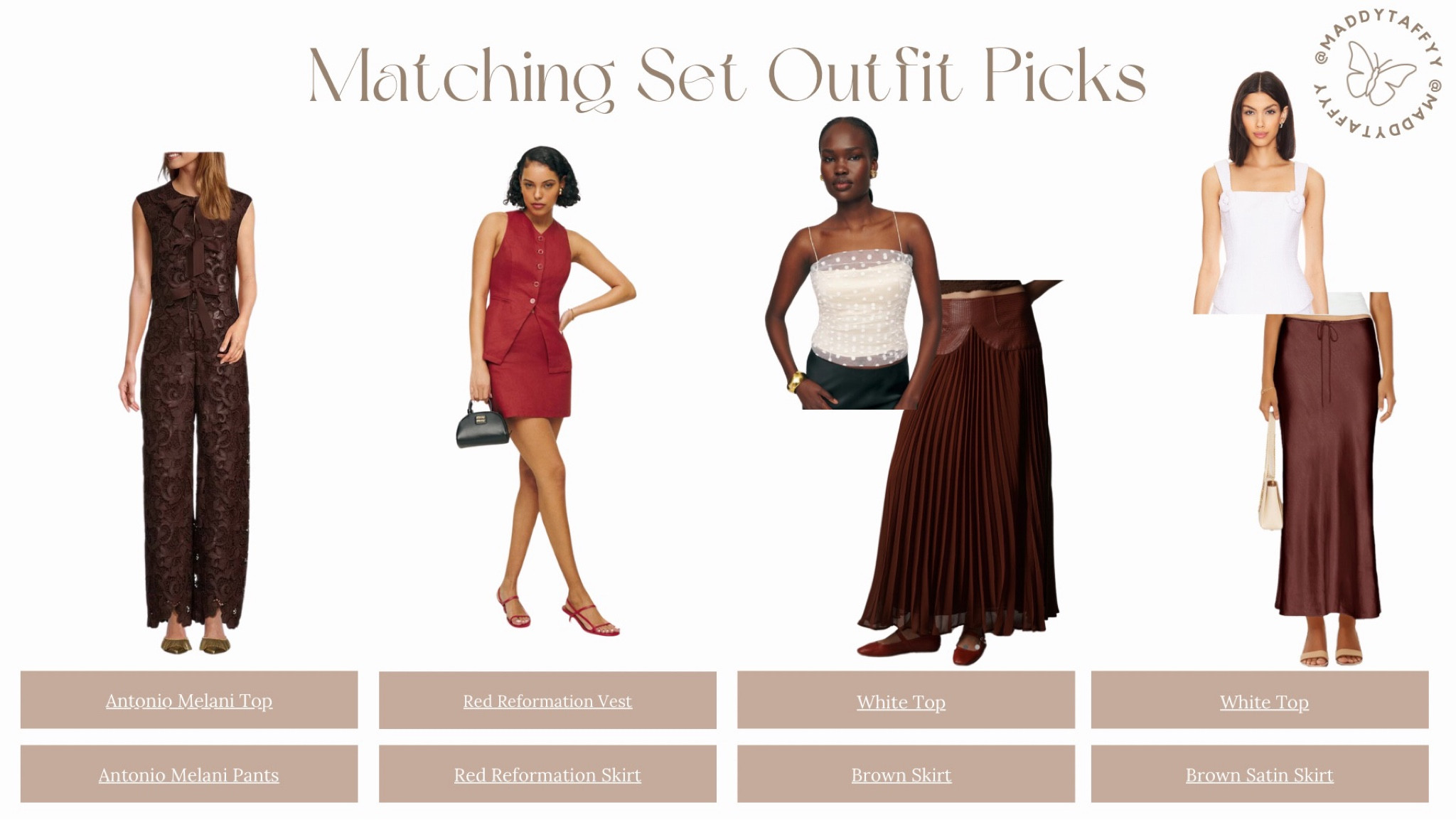 Lookbook matching set inspo

#LTKParties #LTKStyleTip #LTKSeasonal