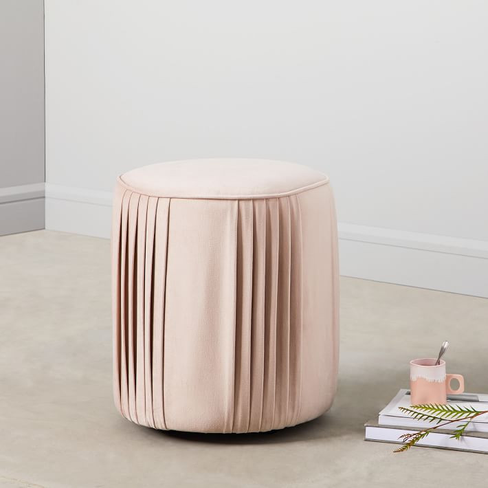 Roar + Rabbit™ Pleated Ottoman - Small | West Elm (US)