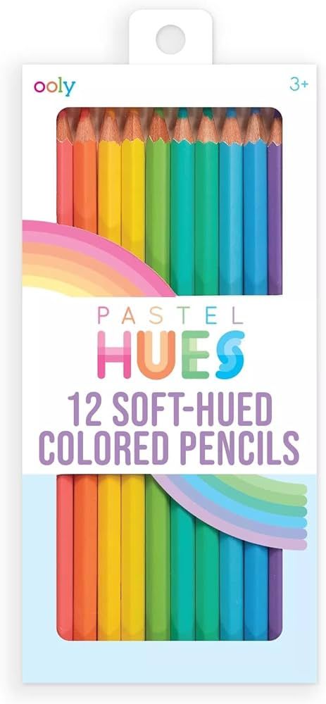 Ooly, Pastel Hues Colored Pencils, Vivid and Beautiful Pastel Pencil Set for Kids and Adults, Dra... | Amazon (US)